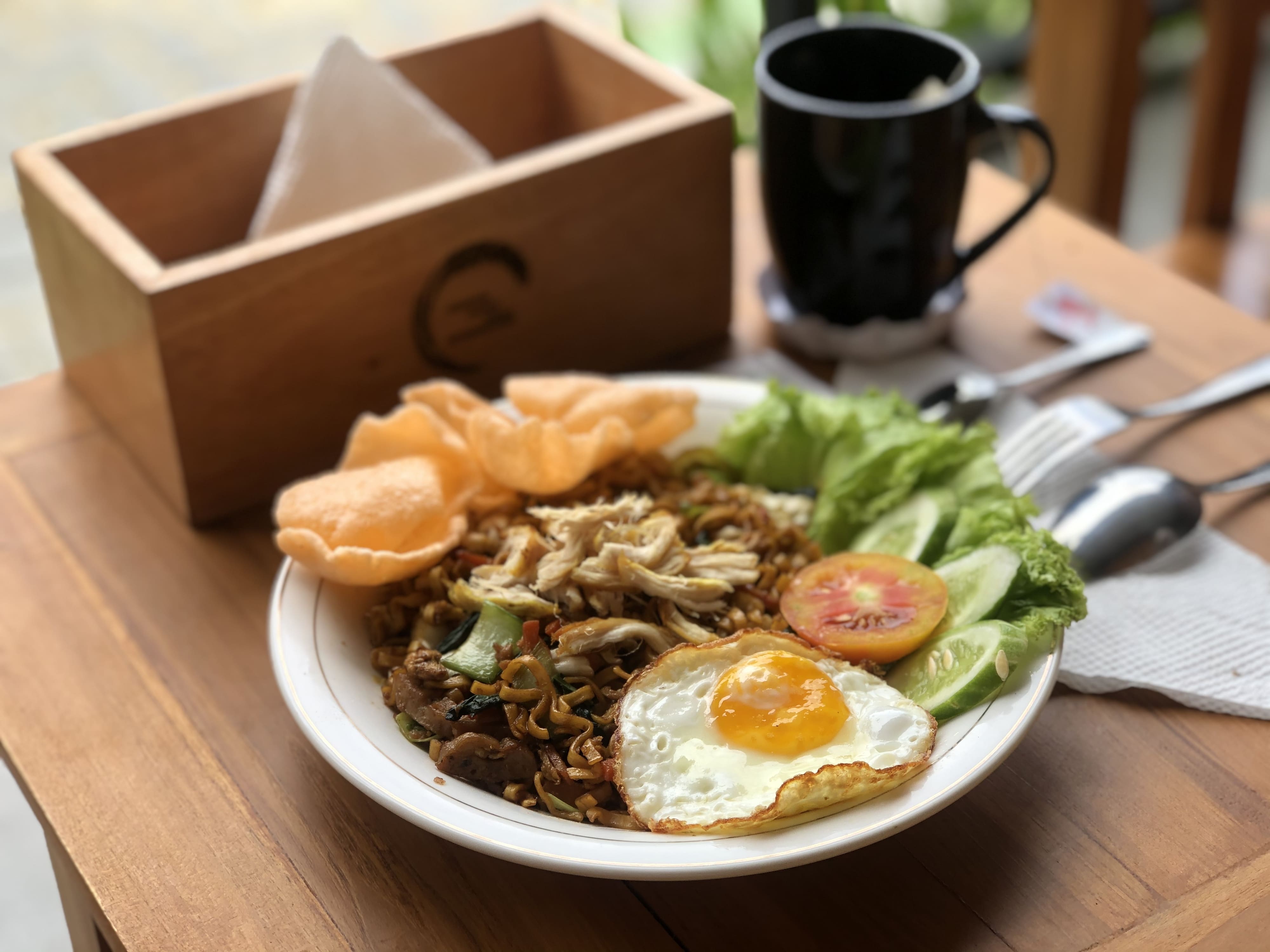 Sarapan pagi di Villa Padi Ciletuh, sudah termasuk dalam harga kamar